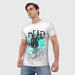 Футболка мужская Dead by april краски, цвет: 3D-принт — фото 2