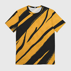 Футболка мужская Тигровый раскрас, цвет: 3D-принт