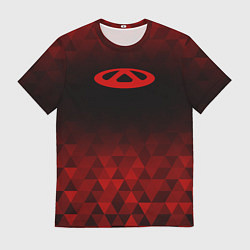 Футболка мужская Chery red poly, цвет: 3D-принт