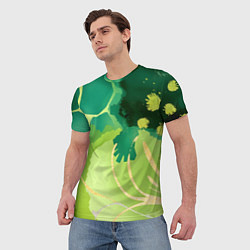 Футболка мужская Вдохновленный природой, цвет: 3D-принт — фото 2