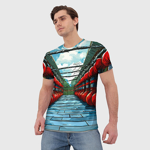 Мужская футболка Зал Муай Тай / 3D-принт – фото 3