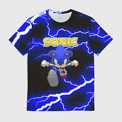Футболка мужская Sonic storm electro, цвет: 3D-принт