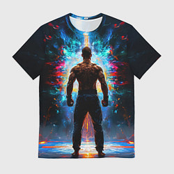 Футболка мужская Крав-мага боец, цвет: 3D-принт