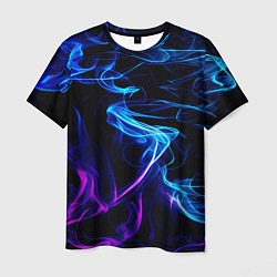 Футболка мужская Color blue pink, цвет: 3D-принт