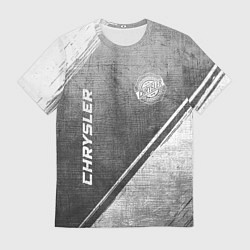 Футболка мужская Chrysler - grey gradient вертикально, цвет: 3D-принт