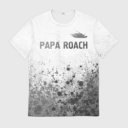 Футболка мужская Papa Roach - white gradient посередине, цвет: 3D-принт
