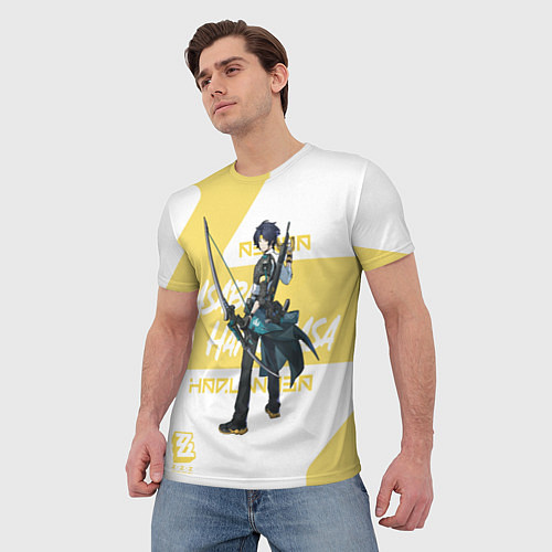 Мужская футболка Асаба Харумаса - ZZZ / 3D-принт – фото 3