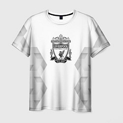 Футболка мужская Liverpool white poly, цвет: 3D-принт