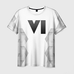 Футболка мужская GTA 6 white poly, цвет: 3D-принт