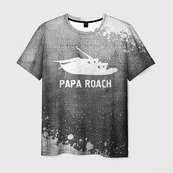 Футболка мужская Papa Roach - grey gradient, цвет: 3D-принт