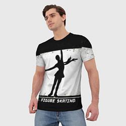 Футболка мужская Figure skating, цвет: 3D-принт — фото 2