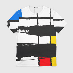 Футболка мужская В стиле пита мондриана, цвет: 3D-принт