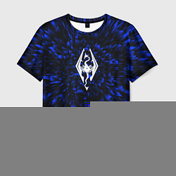 Футболка мужская Skyrim blue energy, цвет: 3D-принт