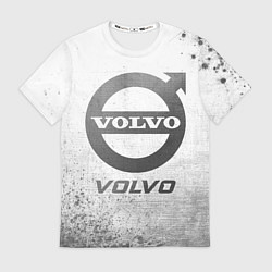 Футболка мужская Volvo - white gradient, цвет: 3D-принт
