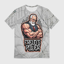 Футболка мужская Cила Зигмунда Фрейда, цвет: 3D-принт