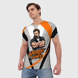 Футболка мужская Сила нигилизма Фридрих Ницше, цвет: 3D-принт — фото 2