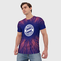 Футболка мужская Bayern red energy, цвет: 3D-принт — фото 2