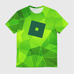 Футболка мужская Roblox green poly, цвет: 3D-принт