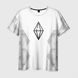 Футболка мужская The Sims white poly, цвет: 3D-принт