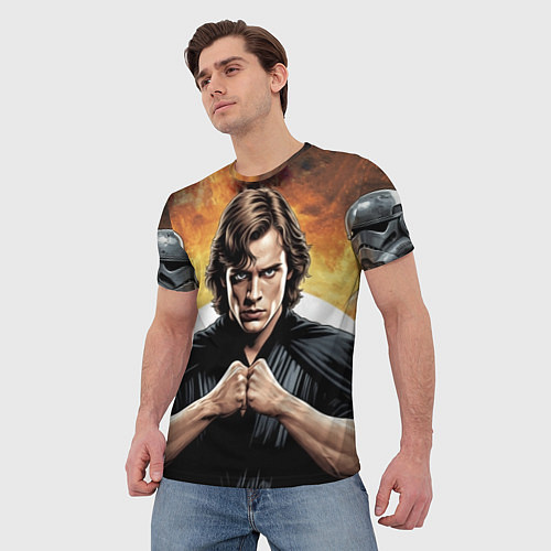 Мужская футболка Энакин скайуокер star wars / 3D-принт – фото 3