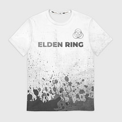 Футболка мужская Elden Ring - white gradient посередине, цвет: 3D-принт