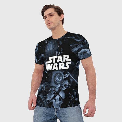 Мужская футболка Star wars персонажи из звездных войн / 3D-принт – фото 3