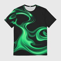 Футболка мужская Color green smoke, цвет: 3D-принт
