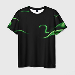 Футболка мужская The color is light green abstraction, цвет: 3D-принт