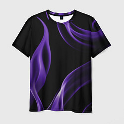 Футболка мужская Purple abstraction, цвет: 3D-принт