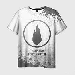 Футболка мужская Thousand Foot Krutch - white gradient, цвет: 3D-принт