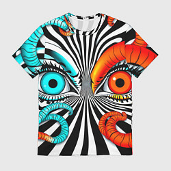 Футболка мужская Глаз и щупальца, цвет: 3D-принт