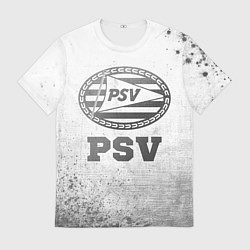 Футболка мужская PSV - white gradient, цвет: 3D-принт