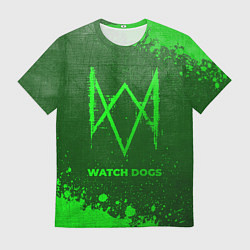 Футболка мужская Watch Dogs - green gradient, цвет: 3D-принт
