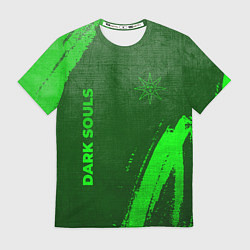 Футболка мужская Dark Souls - green gradient вертикально, цвет: 3D-принт