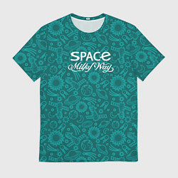 Футболка мужская Наш Млечный путь, цвет: 3D-принт