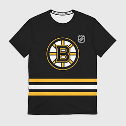 Футболка мужская Бостон Брюинз хоккей, цвет: 3D-принт