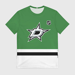 Футболка мужская Даллас Старз хоккей, цвет: 3D-принт