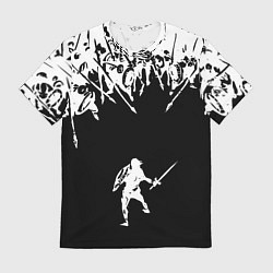 Футболка мужская И один в поле воин, цвет: 3D-принт