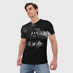 Футболка мужская Звёздные войны звезда смерти вейдера, цвет: 3D-принт — фото 2