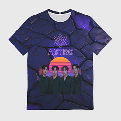 Футболка мужская Astro retro style, цвет: 3D-принт