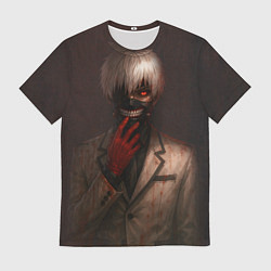 Футболка мужская Гуль Канеки Кен, цвет: 3D-принт