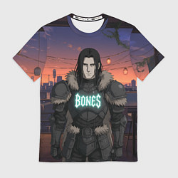 Футболка мужская Bones в аниме, цвет: 3D-принт
