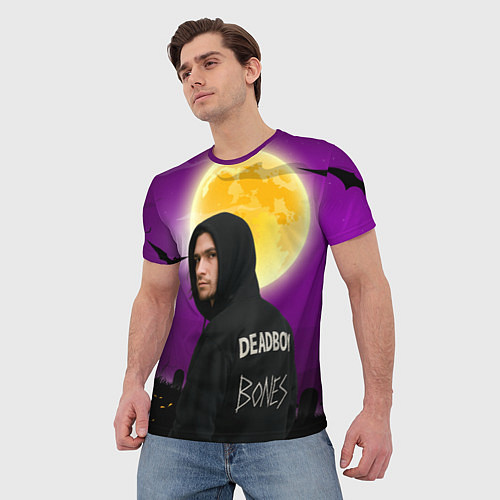 Мужская футболка Deadboy Bones / 3D-принт – фото 3