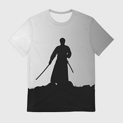 Футболка мужская Самурай в поле, цвет: 3D-принт