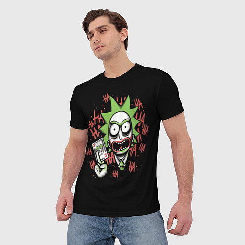 Мужская футболка Джокер Рик / 3D-принт – фото 3