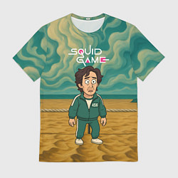 Футболка мужская Игрок 456 в мультяшном стиле, цвет: 3D-принт