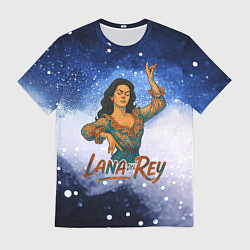 Футболка мужская Lana Del Rey танцует, цвет: 3D-принт