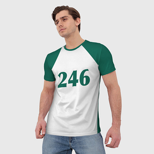 Мужская футболка Как в Игре в кальмара у игрока 246 / 3D-принт – фото 3