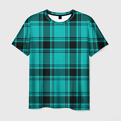 Футболка мужская Checkered blue, цвет: 3D-принт