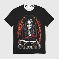 Футболка мужская Ozzy Osbourne with wings, цвет: 3D-принт